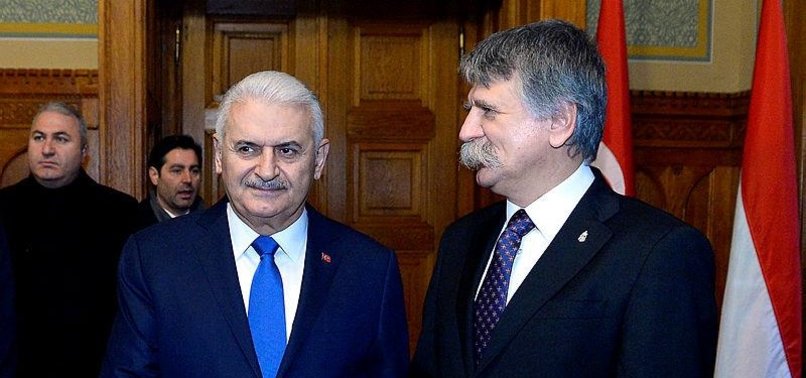 TURKISH PARLIAMENT HEAD MEETS HUNGARIAN COUNTERPART