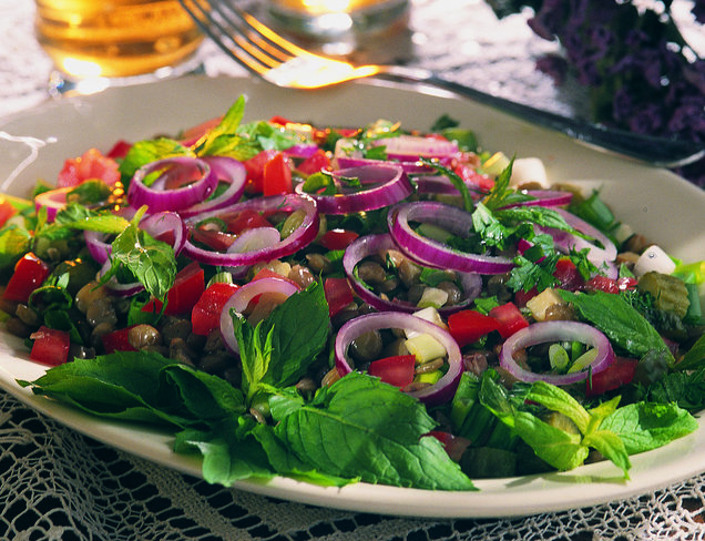 Yeşil Mercimek Salatası