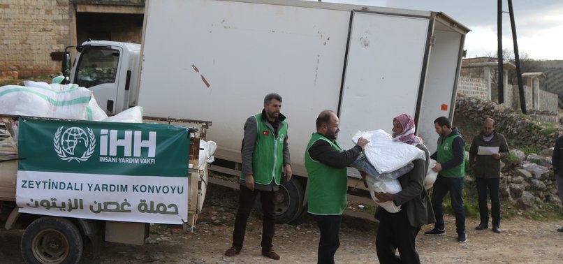 TURKISH CHARITY AIDS 2,000 FAMILIES IN AFRIN, SYRIA