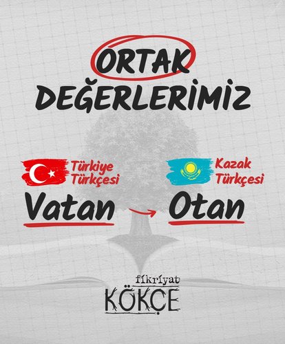 Ortak değerlerimiz vatan