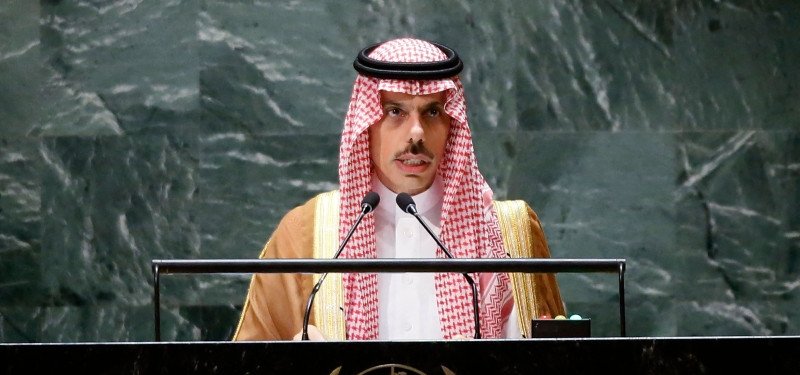 Saudi FM Faisal bin Farhan calls for independent Palestinian state in UNGA speech
