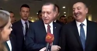 Erdoğan ve Aliyev’den sıcak görüntüler