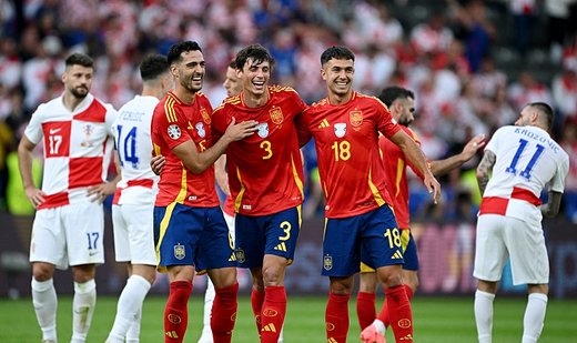 Spain cruise to 3-0 win over Croatia in Euro 2024 opener