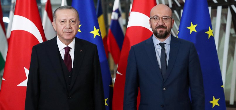 TURKEYS ERDOĞAN, EU CHIEF MICHEL DISCUSS EFFORTS TO FIGHT COVID-19