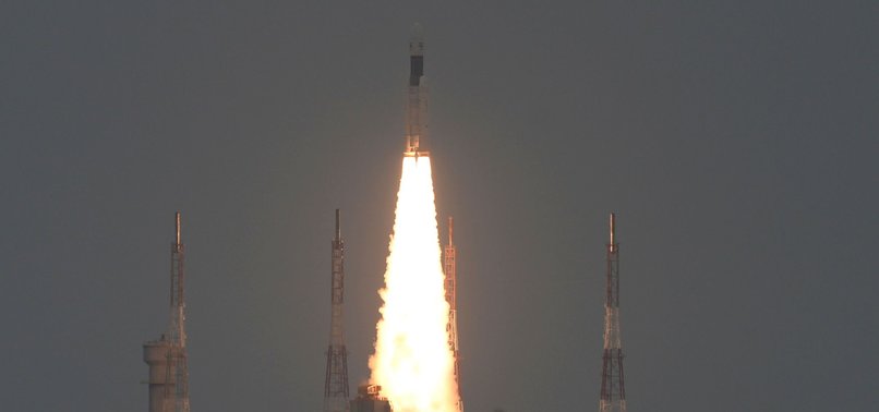 INDIA LAUNCHES MOON MISSION A WEEK AFTER IT WAS ABORTED