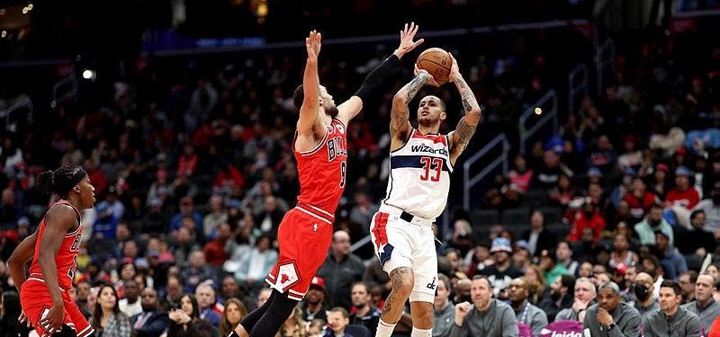 Kyle Kuzma’s late 3-pointer lifts Wizards over Bulls
