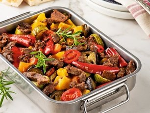 Fırında Kavurmalı Türlü