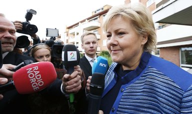 Norwegian PM Erna Solberg fined by police for breaking COVID-19 social-distancing rules