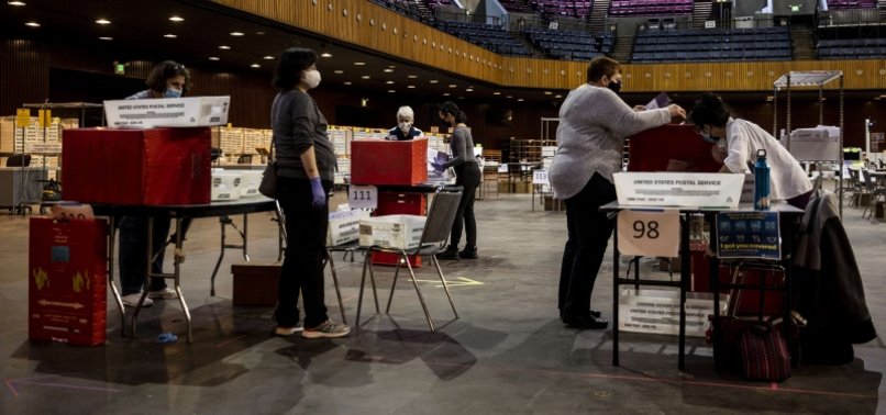 2020 ELECTION: JOE BIDEN AT 264 ELECTORAL VOTES, DONALD TRUMP AT 214