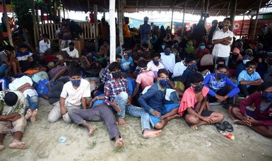 UN 'concerned' over detention of Rohingya who fled Bangladesh island