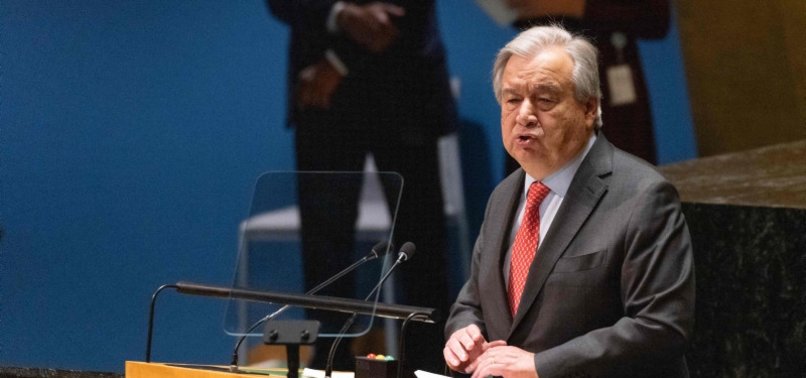 UN CHIEF SAYS WORLD IN AGE OF CHAOS