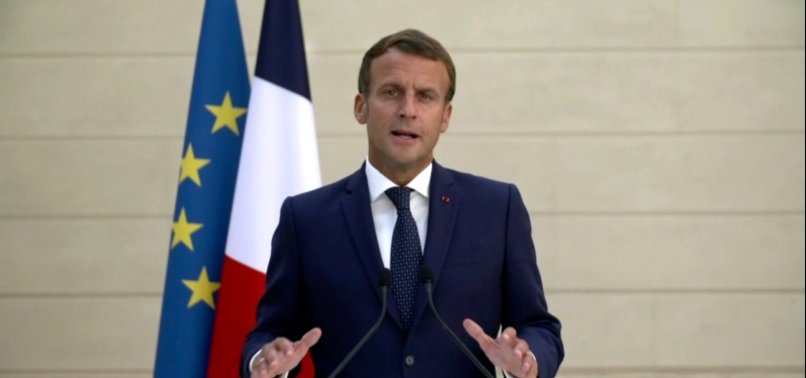 MACRON TO RUSSIA: GIVE US ANSWERS ON NAVALNY OR FACE CONSEQUENCES