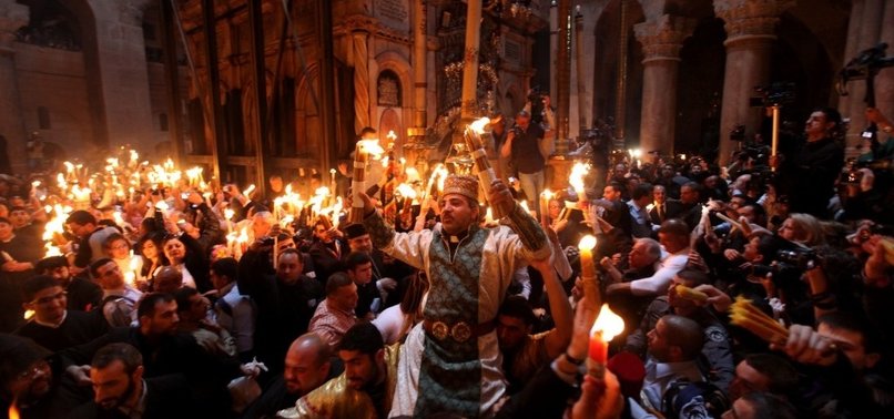 ISRAEL BLOCKS SOME CHRISTIANS FROM HOLY FIRE CEREMONY