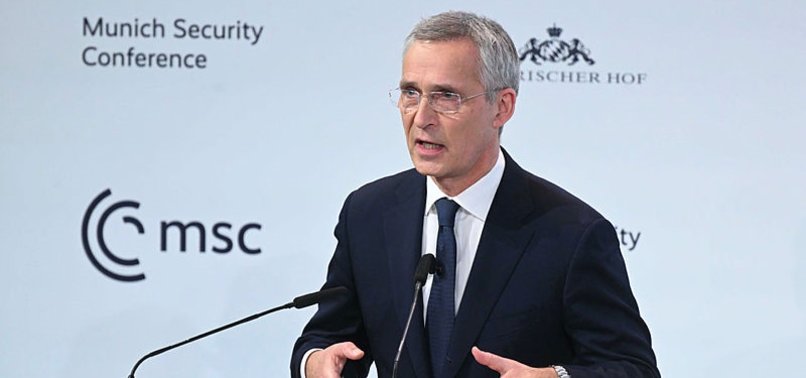 NATO CHIEF SAYS CONCERNED CHINA WILL ARM RUSSIA