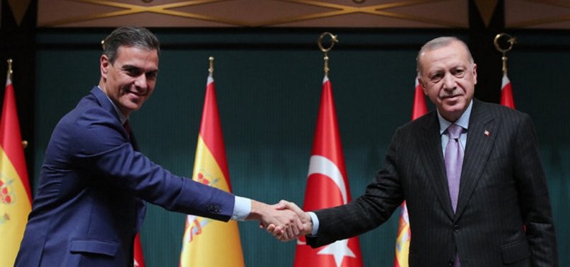 TURKISH PRESIDENT, SPANISH PREMIER DISCUSS RELATIONS, GLOBAL, REGIONAL ISSUES
