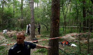 Seven bodies found in grave near Bucha: police