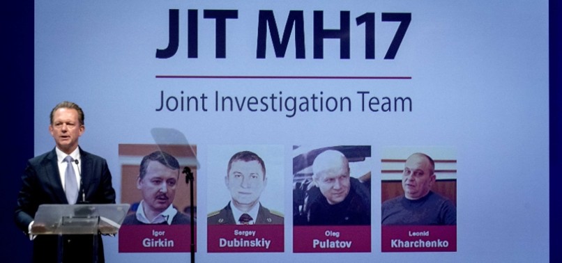 4 CHARGED WITH MURDER FOR DOWNING MH17 FLIGHT OVER UKRAINE
