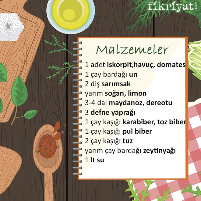 İSKORPİT ÇORBASININ YAPILIŞI