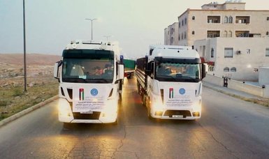 Jordan sends another 100 aid trucks to Gaza