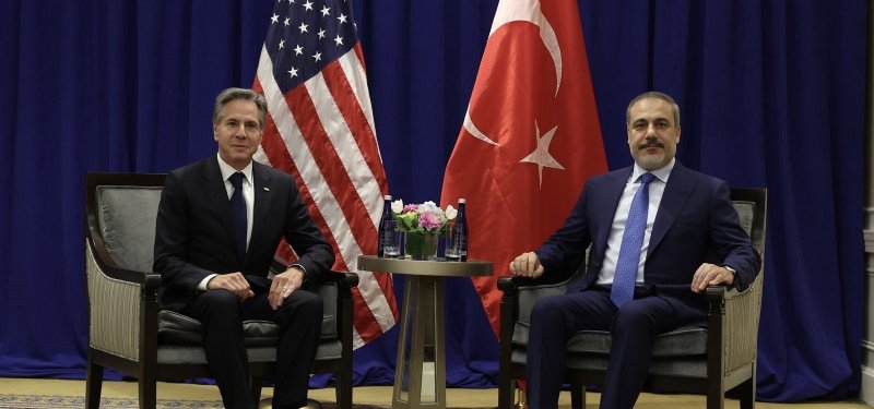 Turkish Foreign Minister Fidan meets U.S. Secretary of State Blinken in New York