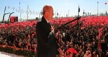 Erdoğan unveils new mega-projects at Yenikapı rally in Istanbul