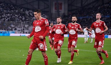 Marseille's second place in Ligue 1 under threat after 2-1 lose to Brest