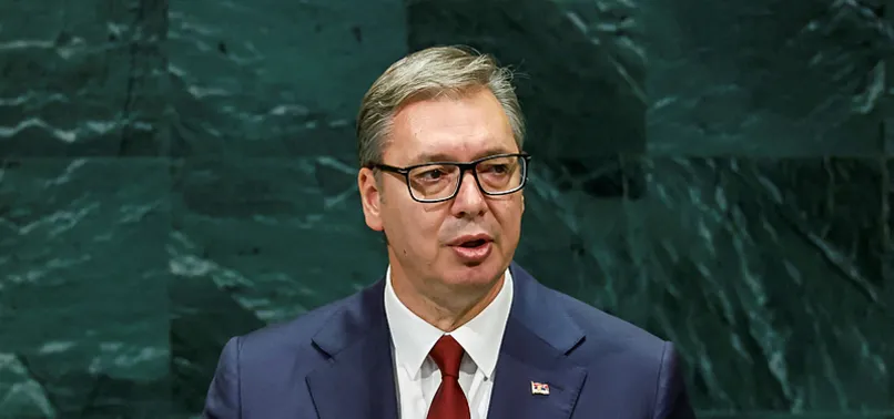 SERBIAN PRESIDENT VUCIC RESIGNS AHEAD OF SNAP PARLIAMENTARY ELECTIONS