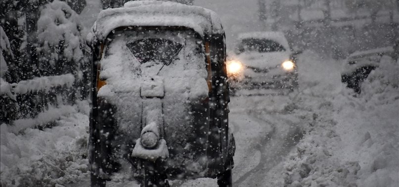 FLIGHTS, EXAMS CANCELED IN KASHMIR AFTER HEAVY SNOWFALL