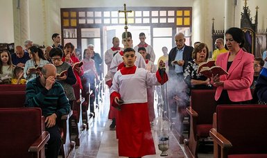 West Bank churches celebrate muted Easter amid Gaza war