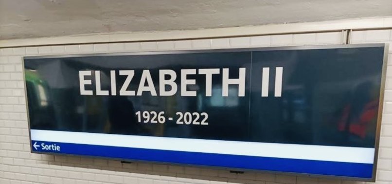 PARIS METRO STATION RENAMED AFTER QUEEN ELIZABETH II FOR ONE DAY