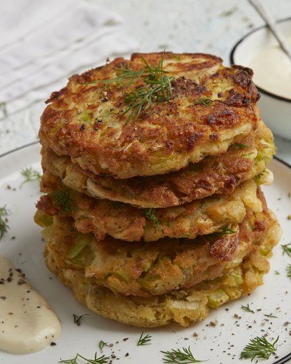 Fırında sebzeli fit mücver