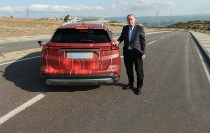 CUMHURBAŞKANI ERDOĞAN TOGG’U TEST ETTİ