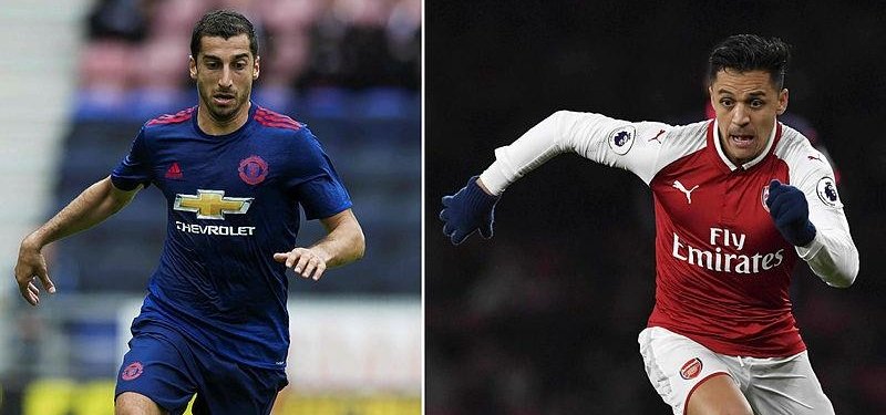 Sanchez, Mkhitaryan set for medicals ahead of swap deal