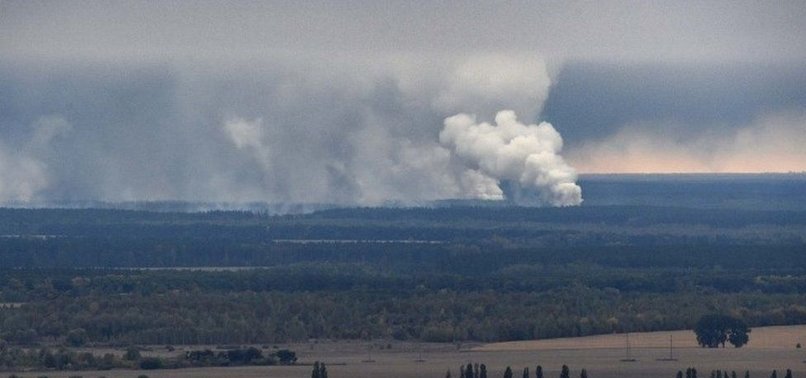 RUSSIAN MILITARY CLAIMS TO HAVE DESTROYED UKRAINIAN AMMUNITION DEPOT