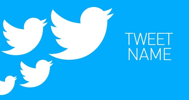 Haziran 2016 - Tweet Name