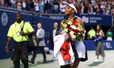 Tearful Serena says 'goodbye Toronto' after flagging retirement