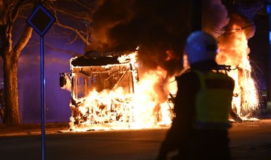 Property damage in Swedish city amid protests over right-wing rallies