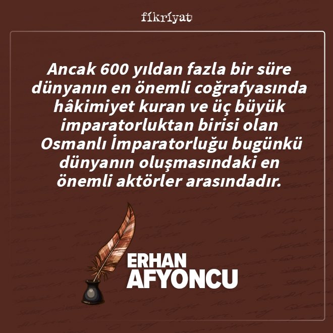 Erhan Afyoncu’nun Osmanlı’nın Hayaleti kitabından alıntılar