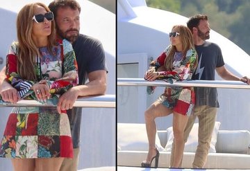 Jennifer Lopez ve Ben Affleck çifti Saint-Tropez’de