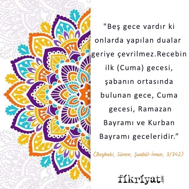 REGAİP KANDİLİ’NDE YAPILACAK İBADETLER