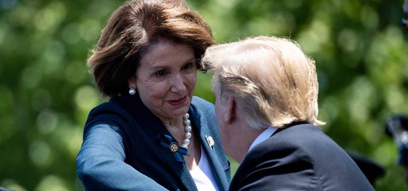 PELOSI SAYS EVIDENCE IS CLEAR: TRUMP USED OFFICE FOR PERSONAL GAIN