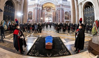 Italy bids farewell to EU parliament chief at state funeral
