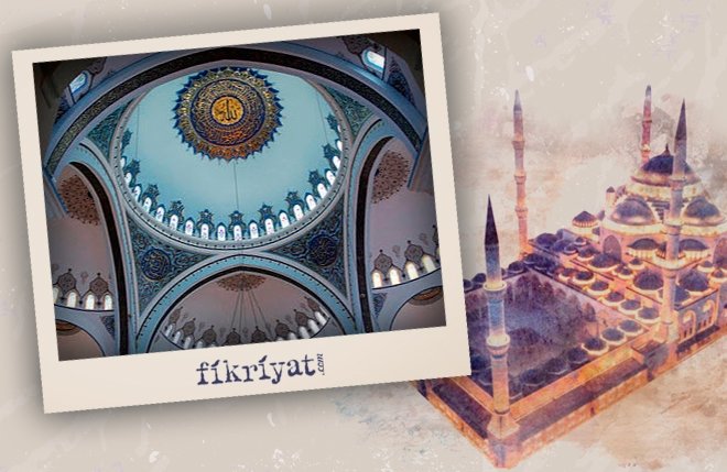 ALLAH’IN 16 İSMİ KUBBENİN İÇ YÜZEYİNE YAZILDI