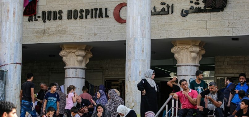 PALESTINE RED CRESCENT SAYS IT VACATED AL-QUDS HOSPITAL