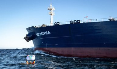 Greenpeace targets Russia-linked Baltic Sea fuel tanker