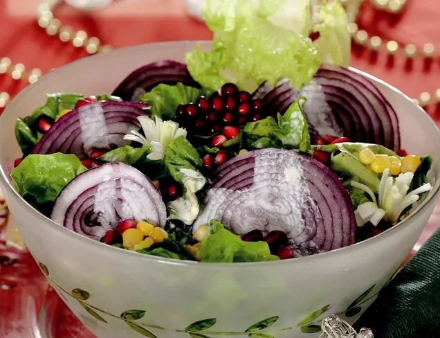 Kırmızı Soğanlı ve Narlı Salata