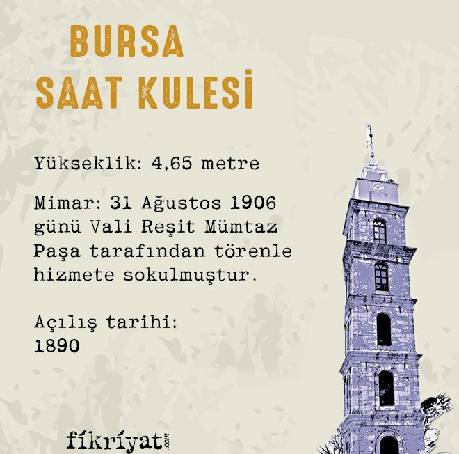 BURSA SAAT KULESİ