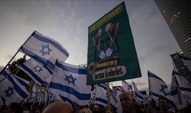 Thousands of Israelis protest against government's judicial overhaul