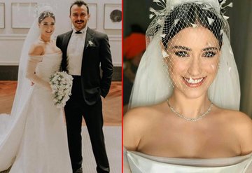 Hazal Kaya ve Ali Atay dünya evine girdi
