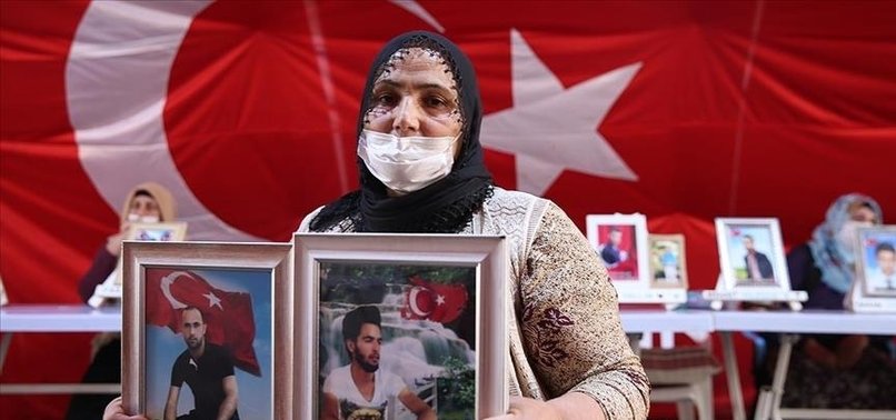 FAMILIES PROTEST AGAINST PKK TERROR GROUP CONTINUES IN SE TURKEY